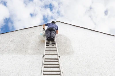 Peinture extérieure aux Laubies — façades et ravalement